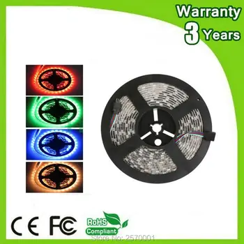 

(4PCS/Lot) 5M 300LEDs 600LEDs 60LEDs/m 120LEDs/m Waterproof IP65 12V 3528 5050 2835 5630 5730 Flexible RGB LED Strip Light