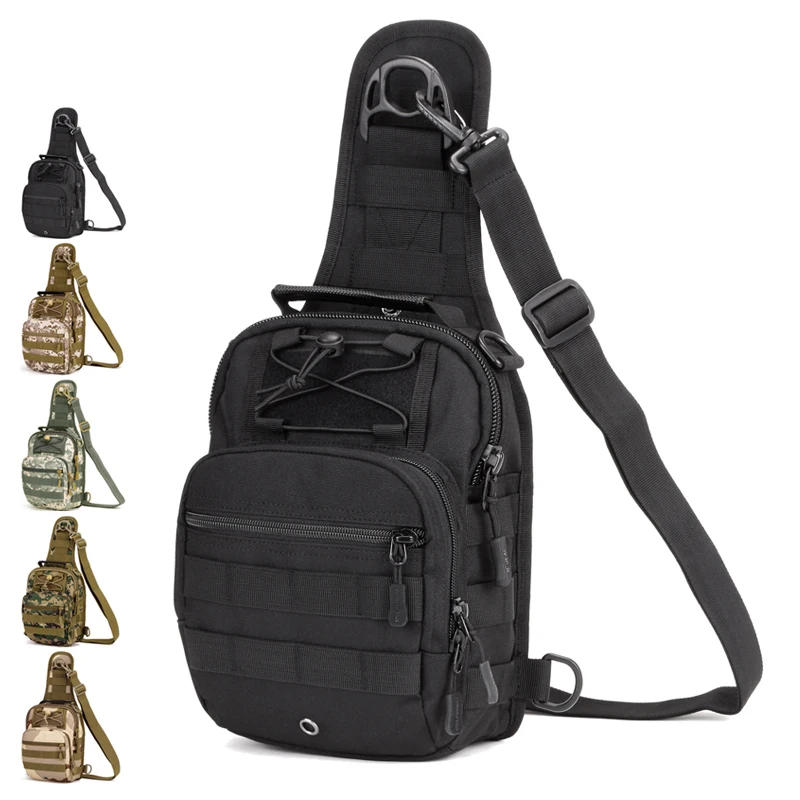 Сумка EDC Tactical Black. Сумка тактическая Protector Plus. Однолямочный тактический рюкзак Protector Plus. 600d Военная тактическая сумка через плечо.