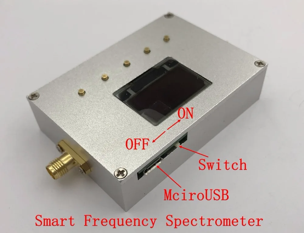 NEW Handheld 83.5Mhz-4300 MHz Simple Spectrum Analyzer RF Power Meter