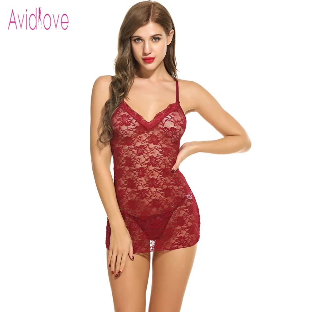 Avidlove Babydoll нижнее белье сексуальное горячее эротическое платье женское