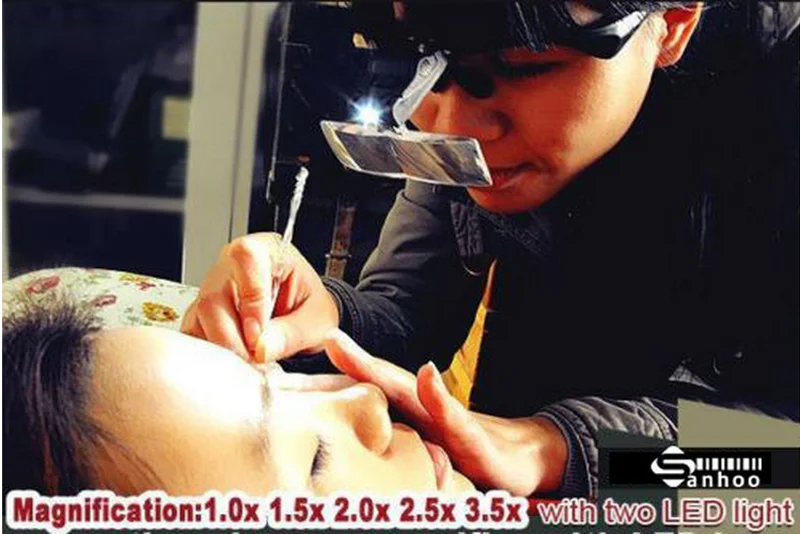 Аксессуары для перманентного макияжа Microblading увеличительное стекло светодиоды с 5 линзами бровей инструменты для татуировок для microbalding master и begin