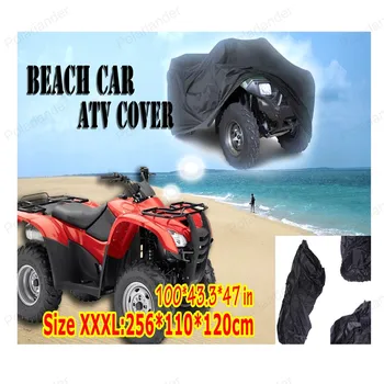 

Universal ATV Cover All Terrain Vehicle Beach motorcycle Protect WaterProof Anti-UV Dustproof Quad Bike Cover black