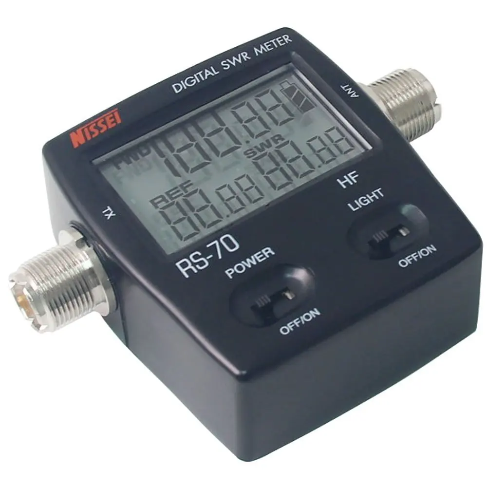 Цифровой измеритель мощности NISSEI SWR HF 1 6 60 МГц 200 Вт SO239 м разъем типа для