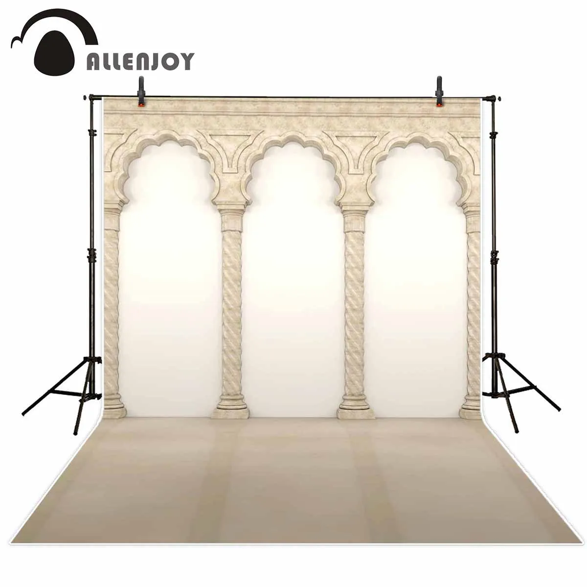 Фон для профессиональной фотосъемки Allenjoy бежевая Роскошная стена Изящные