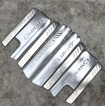 

Stainless steel External door sill Internal Scuff Plate Car accessorie For KIA Carens 2013 2014 2015