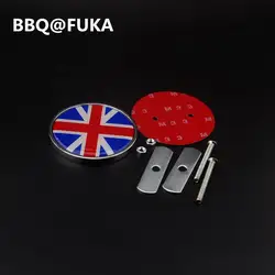 Принадлежности для шашлыков @ fuka 1 шт. алюминиевый Прокат Юнион Джек Великобритания Флаг Англии Мини-Передняя решетка эмблема значок