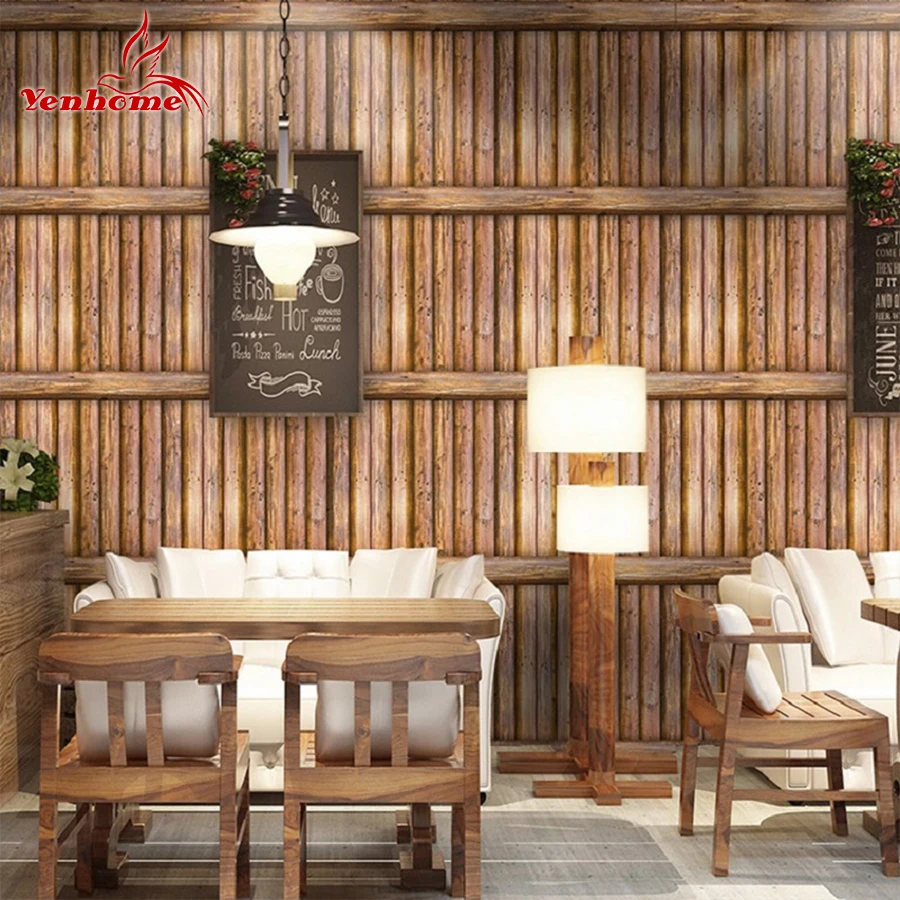 Wood Grain Contact Paper Waterproof DIY Vinyl Films Self Adhesive Wallpaper Kitchen Cabinet Furniture Wall Stickers Home Decor