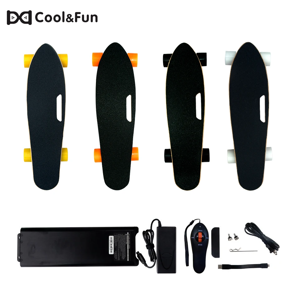 Cool&Fun Electric skateboard with remote controller moped scooter