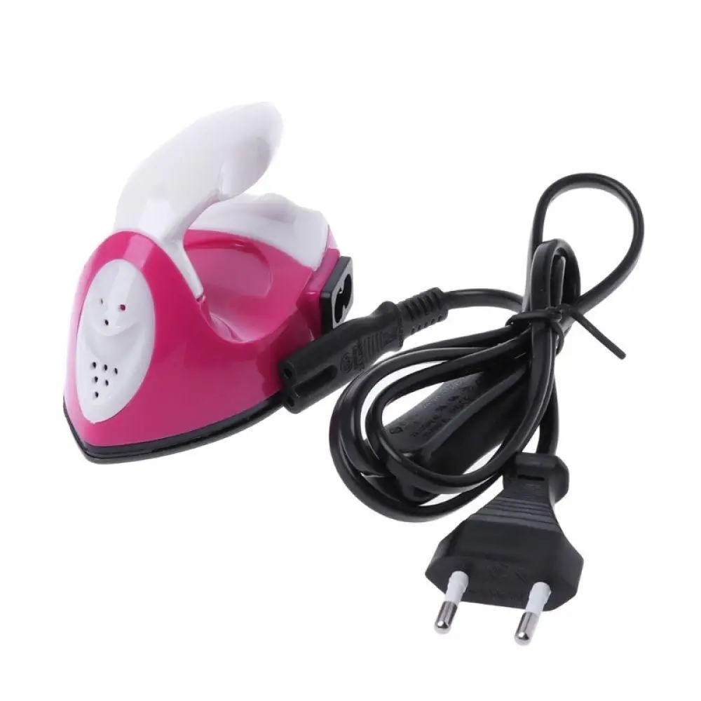 

Mini Portable Electric Irons DIY Traveling Temperature Control Travel Equipment Steam Irons Curtain Leather Coat New