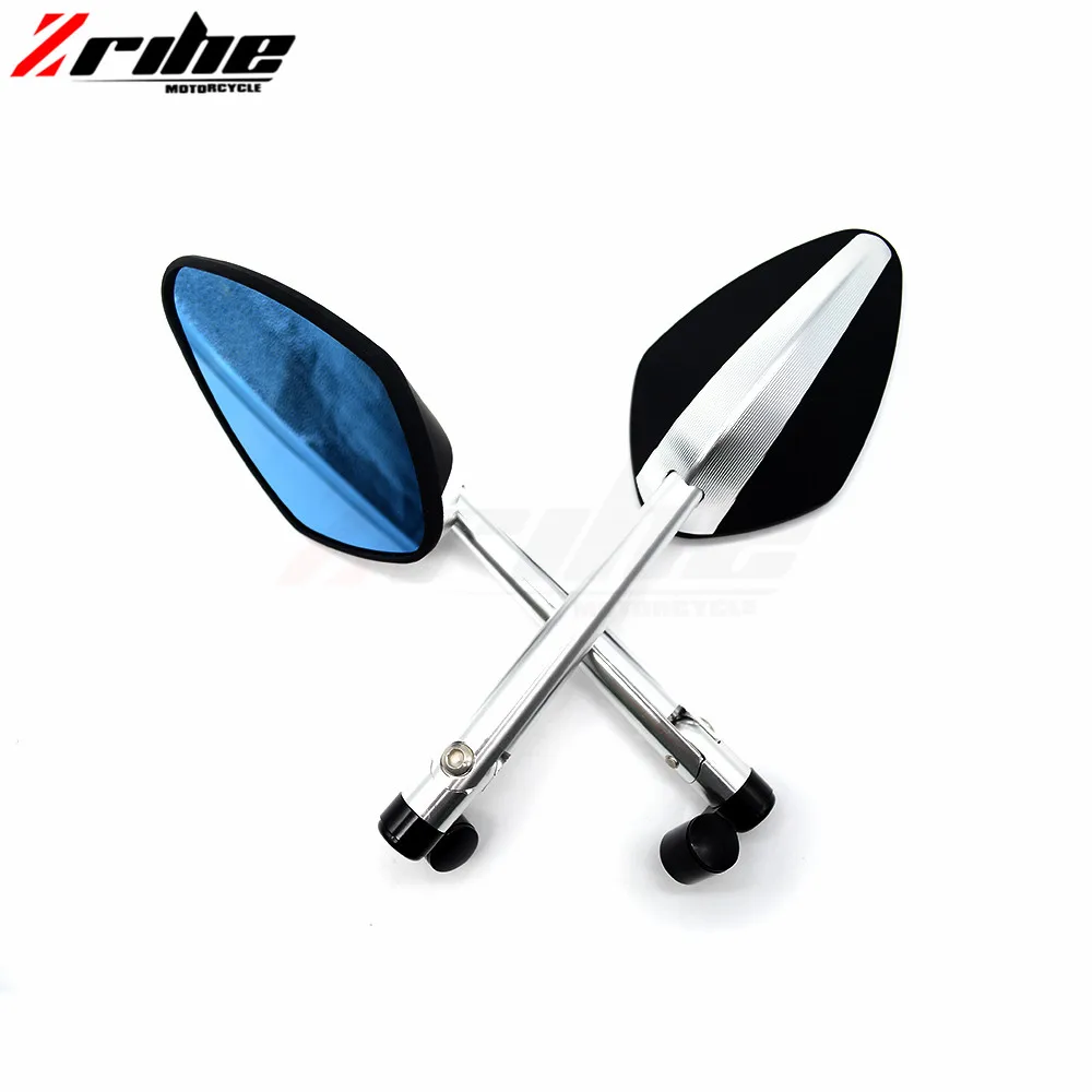 for 1Pair Universal Motorcycle CNC Aluminium Backup Rearview Mirrors accessories mirror For Suzuki GSR750/ABS/GSX-S750 2011-2016