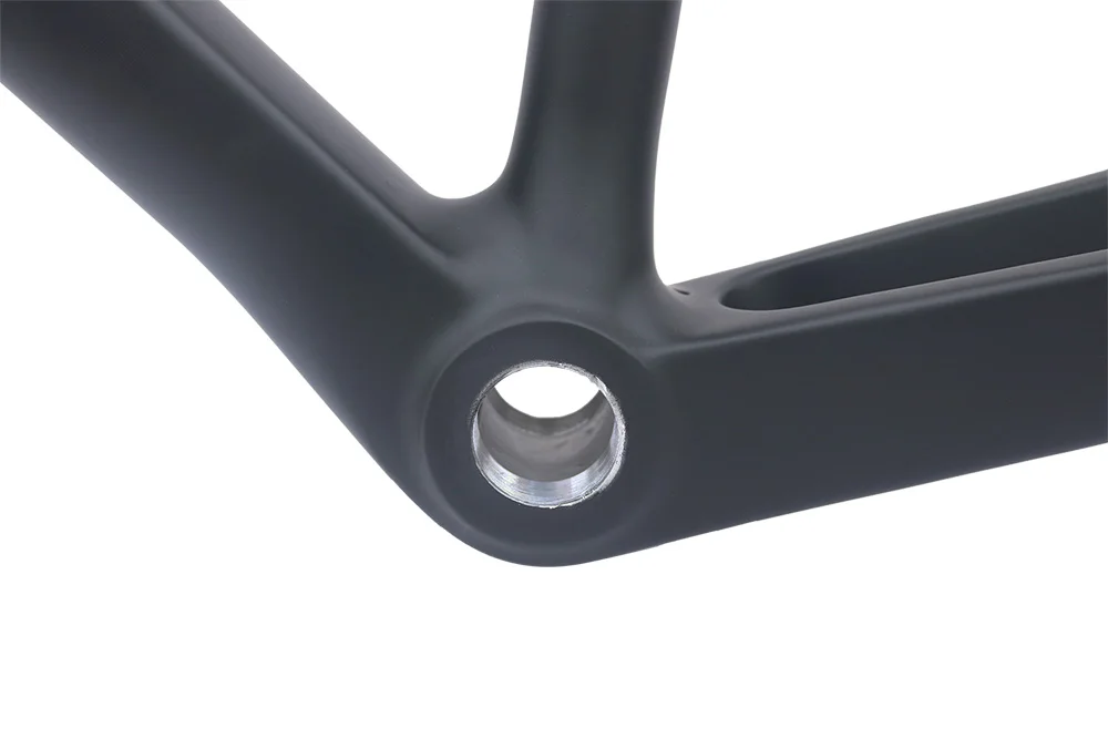 Best Cyclo-Cross carbon bike frame matt black 51/53/55cm BSA road disc bicycle frame 10