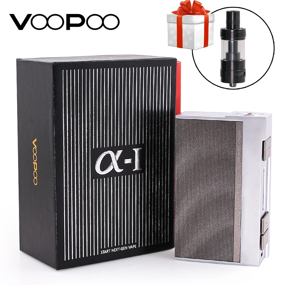 

Original VooPoo Alpha One mod 222W Gene Chip TC VW LOVE mode Vape Box Mod Electronic Cigarette Mods For Vape Tank 510 thread