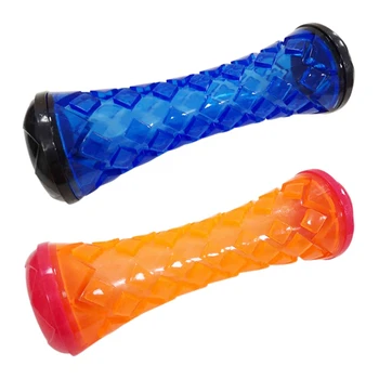 

TPR Vocal Pet Squeaky Toy Bite-Resistant Dog Bone Rubber Pet Dog Tooth Cleaning Toy Chewing Training Pet Leaking Food Ball Toy