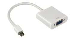 MINI DP TO VGA Кабель-адаптер Mini DisplayPort Thunderbolt к VGA D-Sub конвертер 1080 P кабели для MacBook pro воздуха IMAC Mac mini