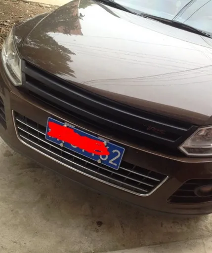 

Zotye T600 TOP Quality Matt Black Resin fibre  Car front bumper Mesh Grille Around Trim Racing Grills