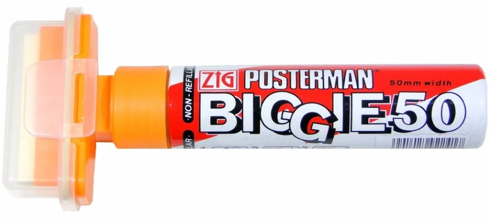 ZIG Kuretake постерные ручки Posterman мел маркеры BIGGIE 50 мм водонепроницаемые кисточки