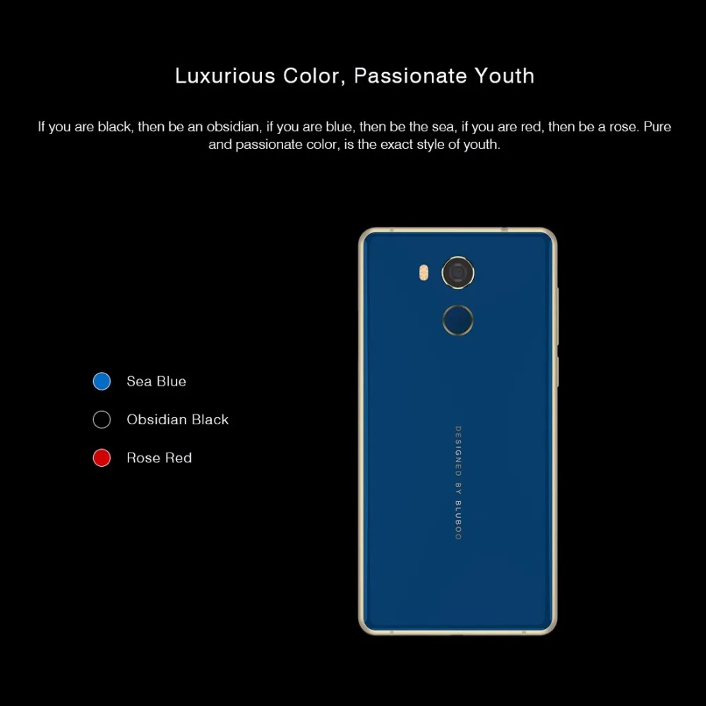 Original Bluboo D5 Pro Smartphone 5.5'' IPS Screen MTK6737 Quad Core 3GB RAM 32GB ROM Android 7.0 Rear Fingerprint OTG Cellphone