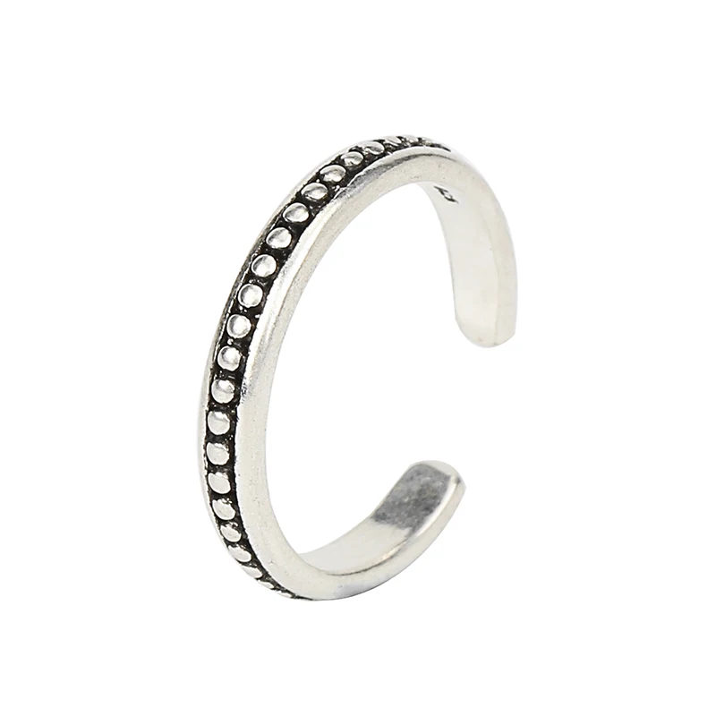 Богемные винтажные серебряные круглые кольца для женщин свадебные украшения