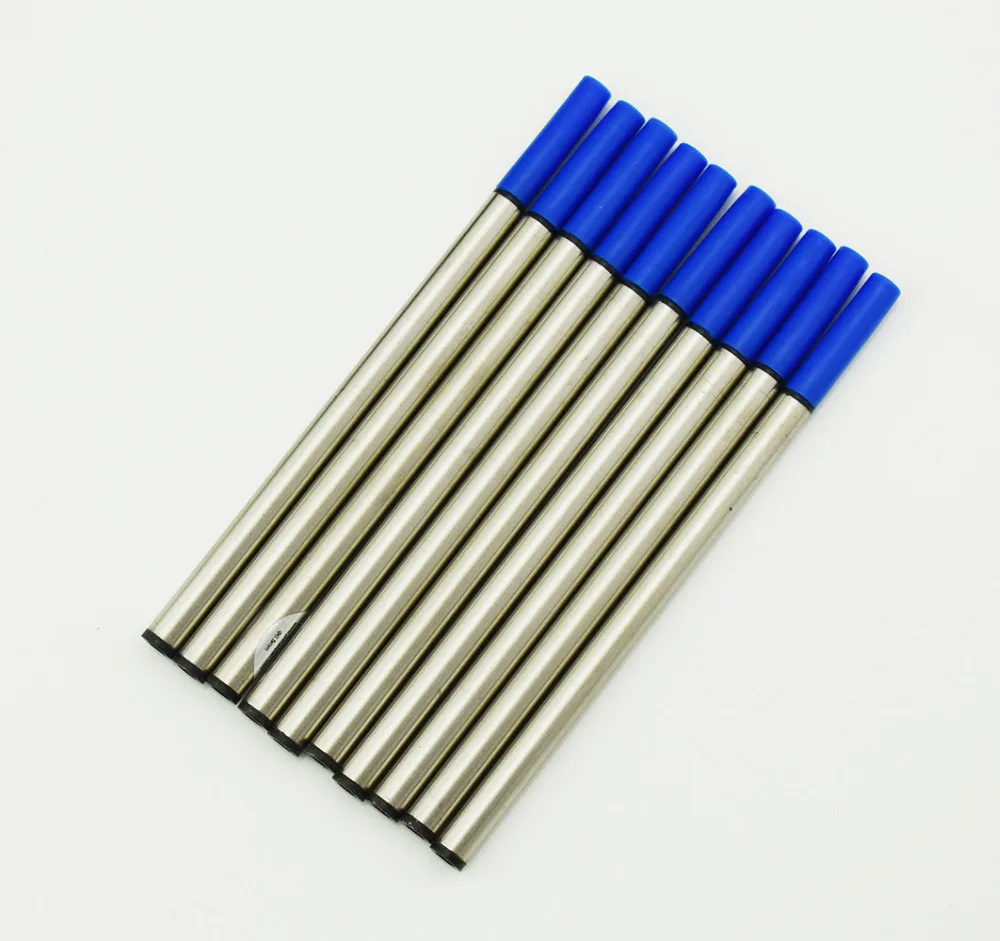 10 шт. Baoer Ручка-роллер чернила для BAOER, FULIWEN, JINHAO, DUKE ручки-роллеры, нажимной Тип 0,5 мм-синий цвет