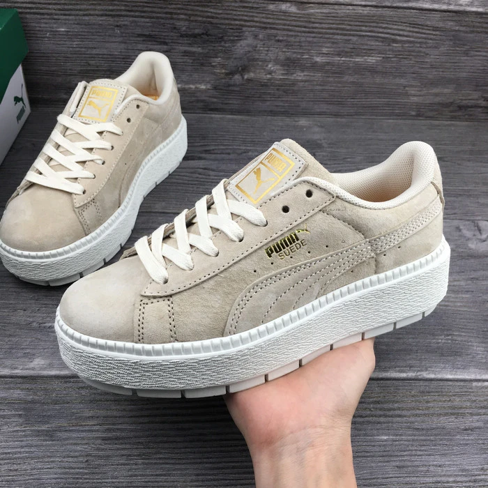 Escuela primaria Egipto Comercialización 2018 nuevo PUMA x FENTY Suede Cleated Creeper mujer cuarta generación  Rihanna Classic Basket Suede Tone Simple bádminton zapatos|Bádminton| -  AliExpress