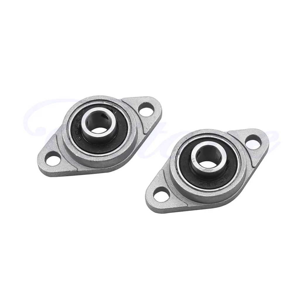

1 Pair New 8mm Bore Diameter KFL08 Pillow Block Bearing Flange Rhombic Bearings