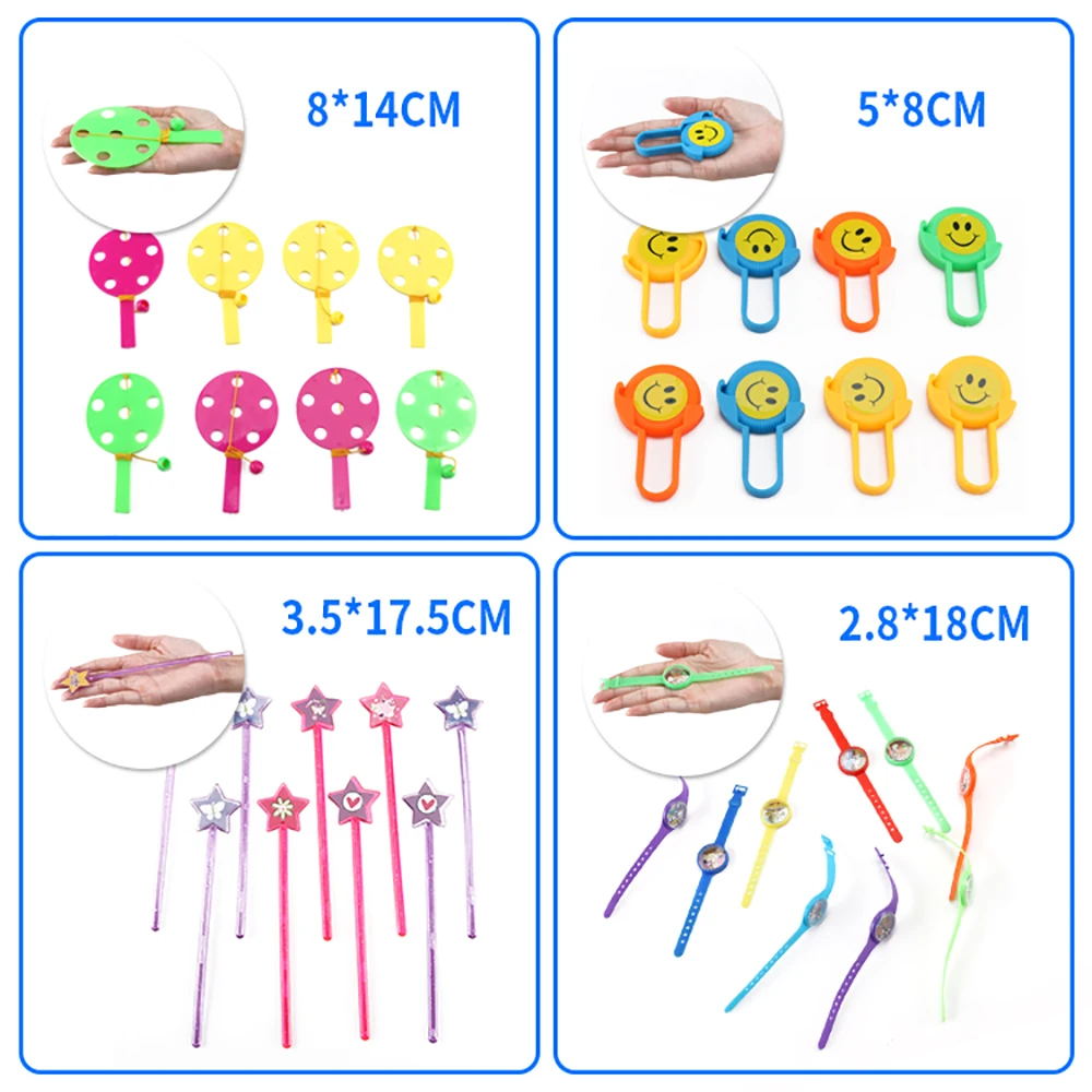 120 шт./компл. Детские сувениры для вечеринки ко дню рождения наполнитель Ассорти Подарочные игрушки набор шкатулка для драгоценностей призы ролевые игры продукты игрушки