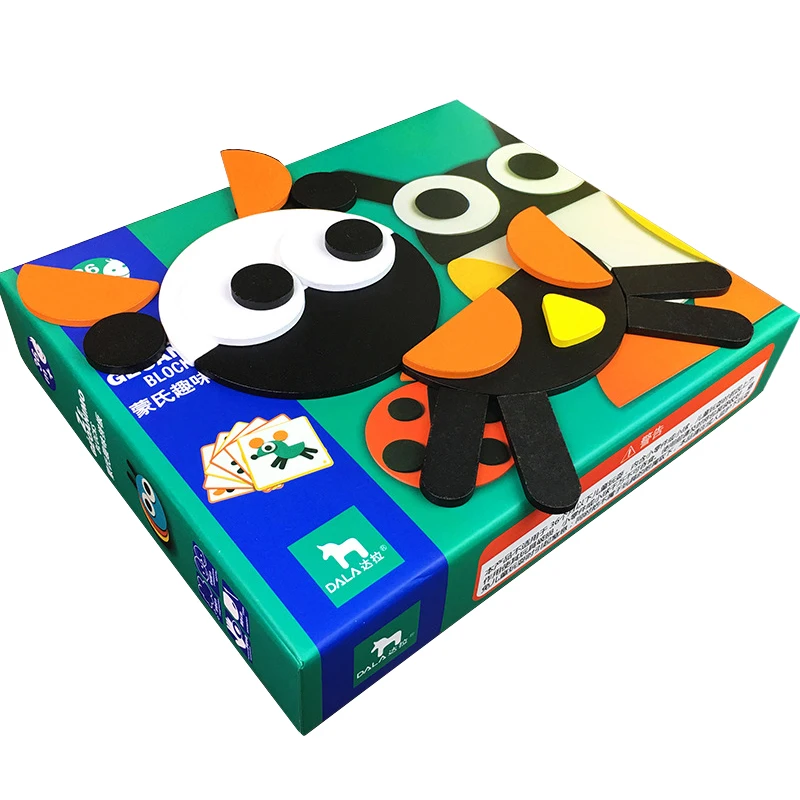 Дети для раннего обучения по системе Монтессори головоломки с животными головоломки деревянные игрушки многофункциональные творческие