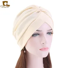 Мусульманские женщины химиотерапия тюрбан для сна головной убор шарф бини шапка для рака пациента выпадение волос аксессуары