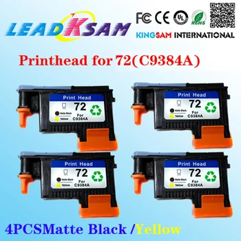 

4x for 72 C9384A Printhead compatible for hp72 Matte Black Yellow Designjet 2300/T610/ T620/T770/T790/T1100/T1120/T1200
