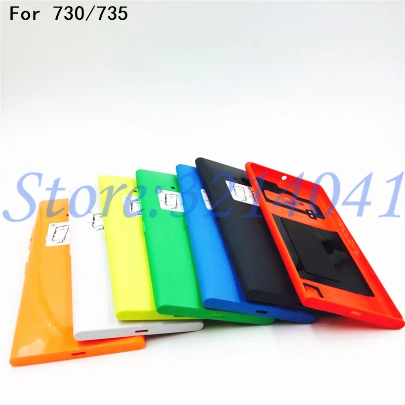 

Original Battery Back Cover Repair parts For Nokia Lumia 730 735 Battery Cover Case Back Housing