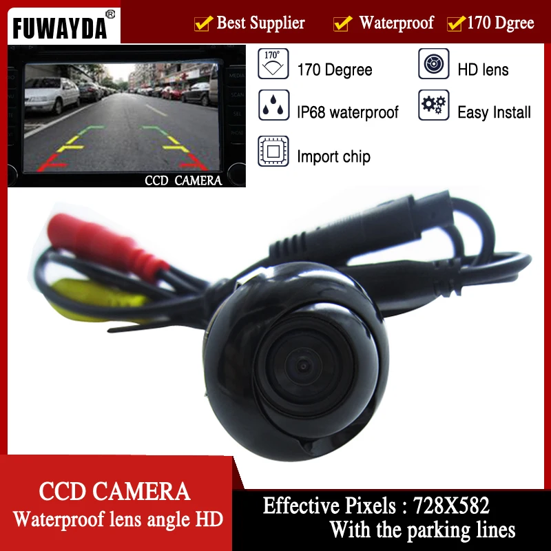 FUWAYDA Бесплатная доставка CCD HD ночное видение 360 градусов Автомобильная Камера