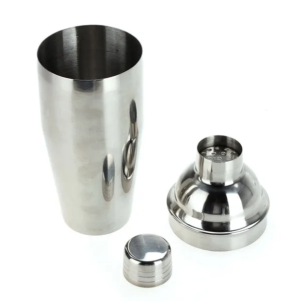 

FJS Stainless Steel Cocktail Shaker Drink Mixer Bar Set Kit - 250ml