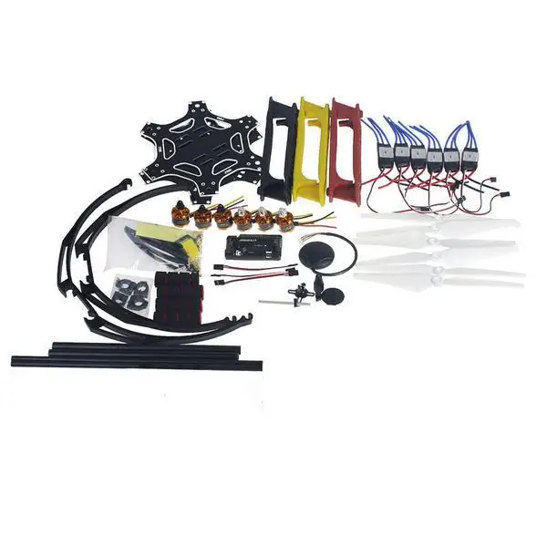 

RC Drone MultiCopter 6-axis Aircraft Kit F550 Hexa-Rotor Air Frame GPS APM2.8 Flight Control No Battery No TX/RX F05114-AX