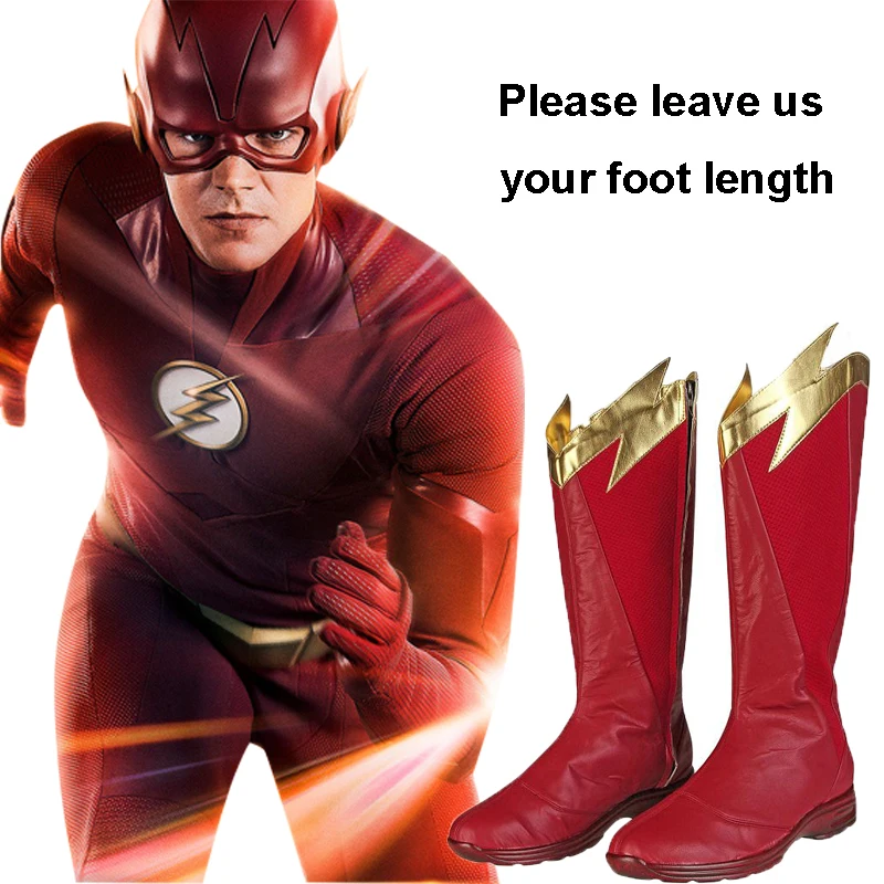 The Flash Season 5 Costume Superhero Cosplay Shoes Barry Allen