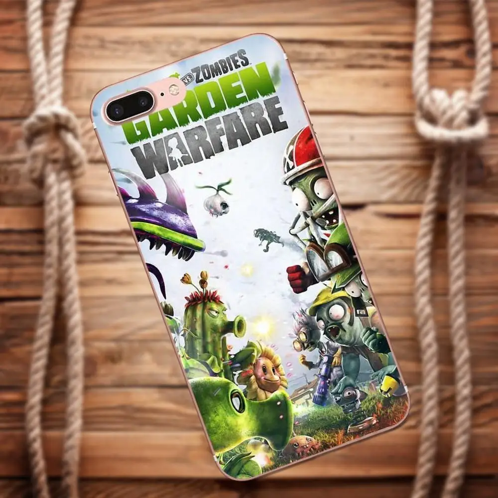 Для huawei G8 Honor 5C 5X6X7 8 9 Y5II Коврики P7 P8 P9 P10 p20 Lite плюс 2017 ТПУ Coque Растения против Зомби