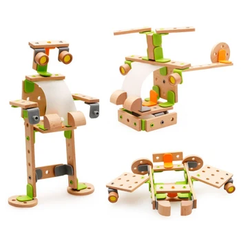 

Chanycore Baby Learning Educational Wooden Toys Blocks Assemblage Geometric Shape Helicopter Model mwz Enlightenment Gifts 4197