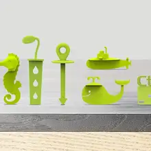 3D Закладка Новинка 3D Силиконовые Закладки для книжных страниц маркер в качестве детского школьного приза 3 шт./компл