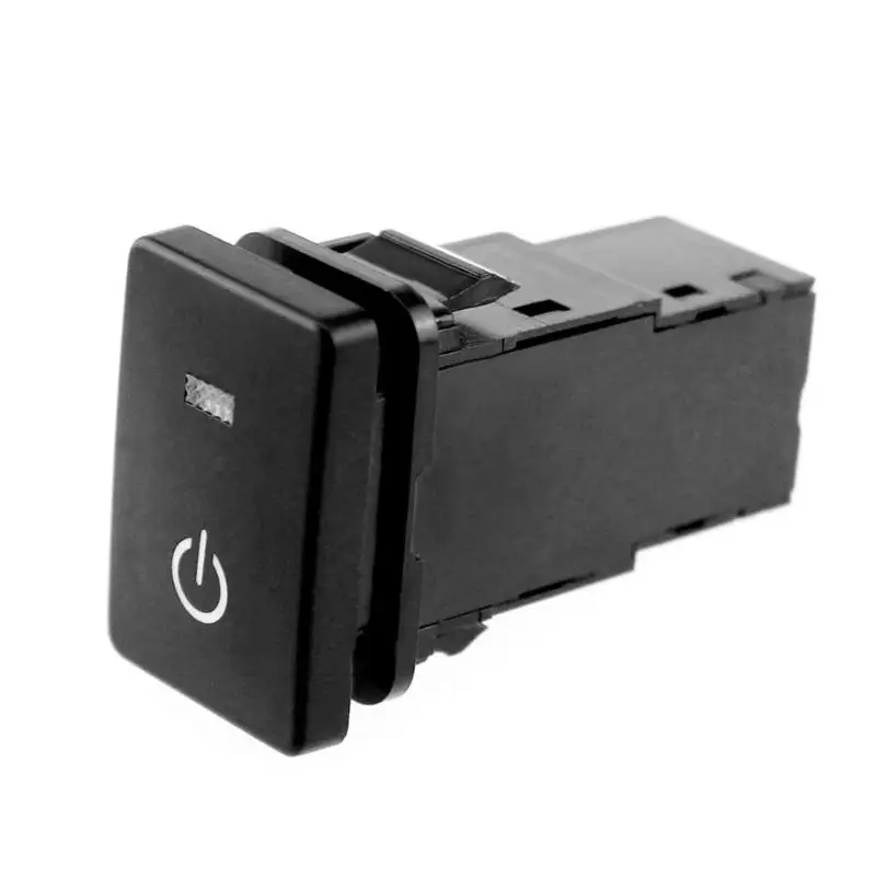 1Pcs 12V High Quality 150mm Car start button switch LED Blue Light