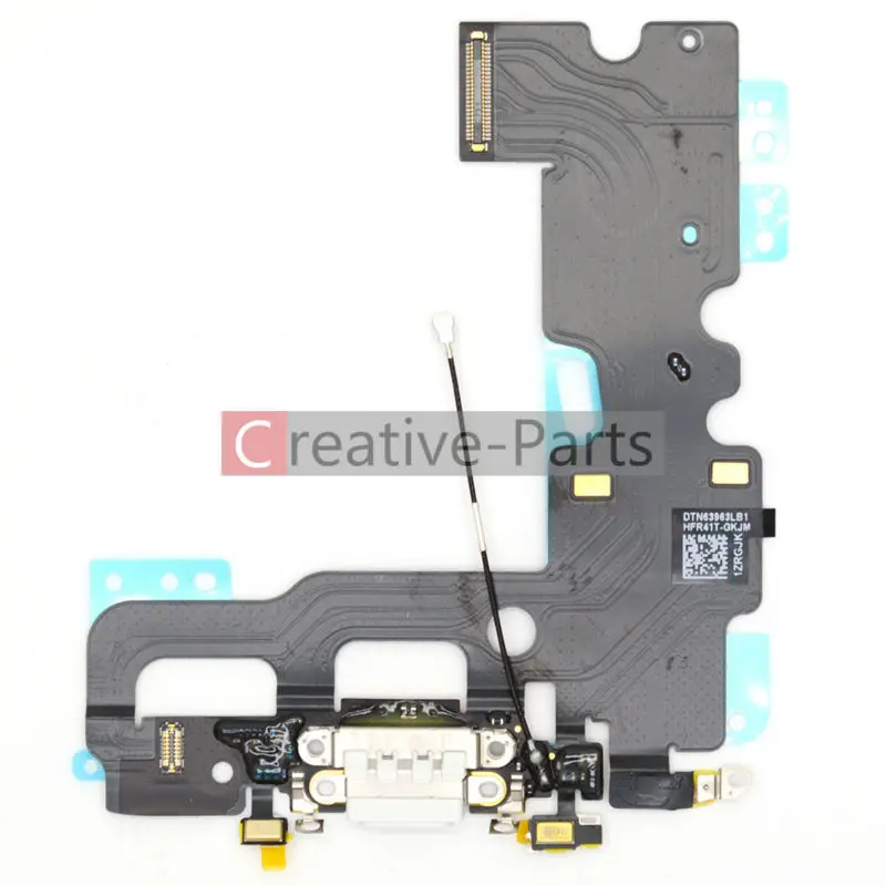 

Original White Color Charging Charger Port USB Dock Connector Flex Cable Ribbon For iPhone 7 4.7 With Headphone Audio Jack & Mic