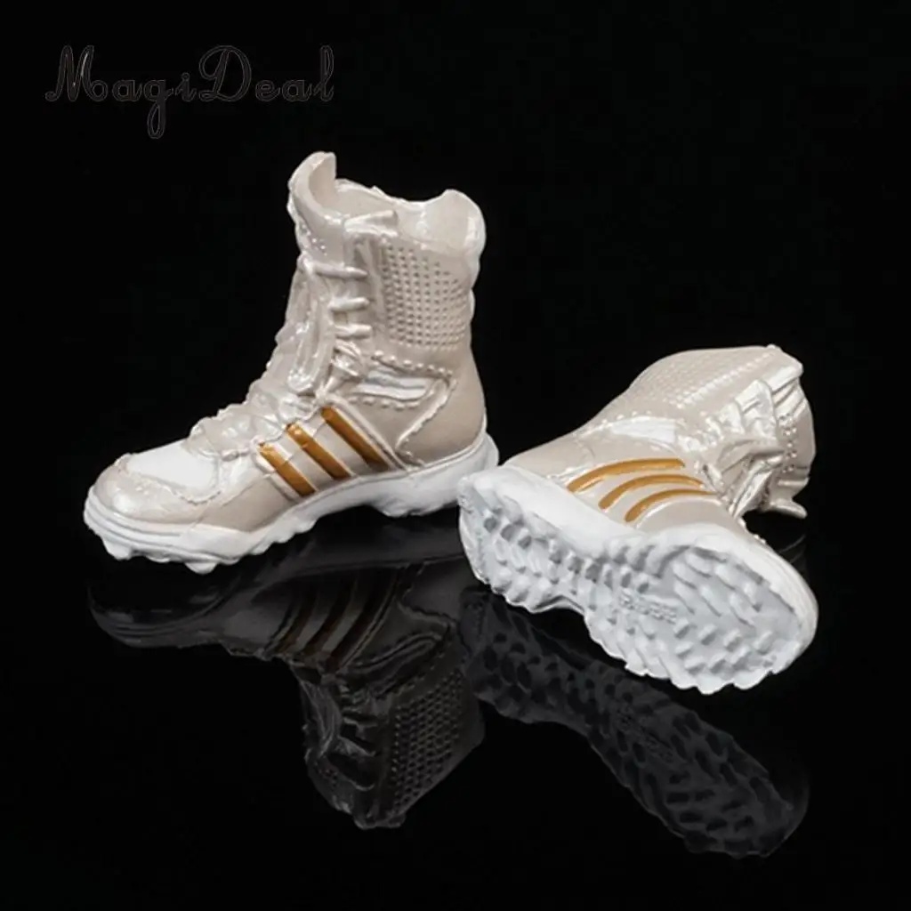 MagiDeal 1/6 Scale Shoes Model Combat Tactical Boots for 12 Inch Female Soldier Body Action Figure Accessories 5Colors