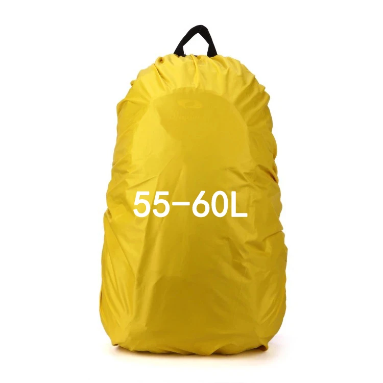 40л 60л 70Л 80л Военная уличная тактическая сумка рюкзак Крышка Водонепроницаемый Сверхлегкий походный рюкзак Спортивная Сумка дождевик - Цвет: Yellow 55-60L