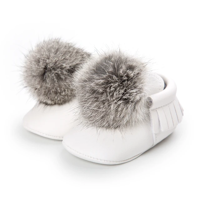 Free Shipping 2018 Brand Newborn Baby Girls Pom Pom Shoes Cute Boots
