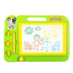 Pintura estêncil crianças para escrita e crianças, conjunto de prancheta de plástico magnético, brinquedos educativos para aprendizagem de crianças, grafite e quadro negro