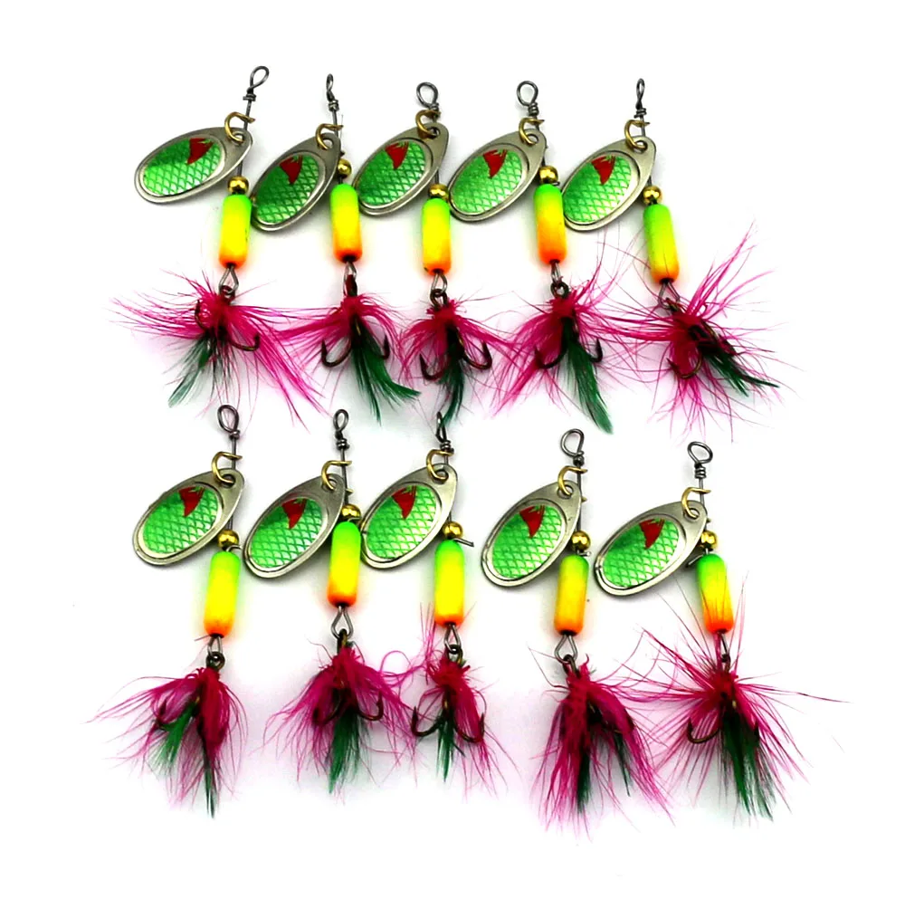 20pcs Mini Spoon Fishing Lure Spinnerbait 6.3cm 3.5g Metal Spoon Fishing Lures Artificial Sequin