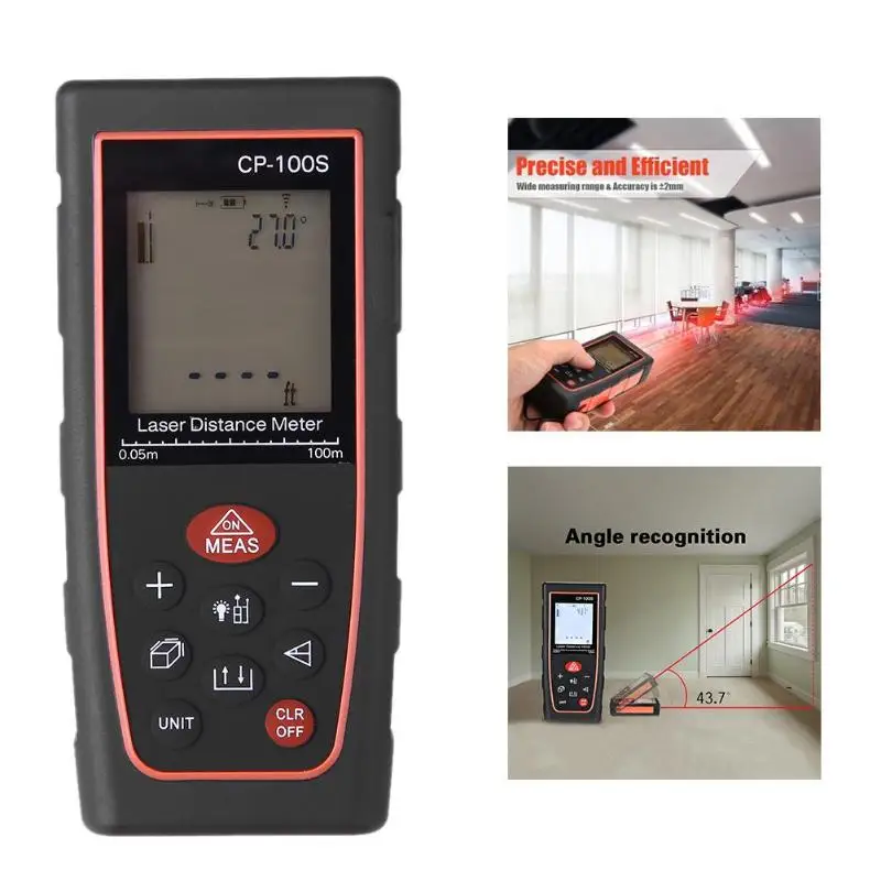 

Professional Digital Laser Distance Meter Range Finder Construction Industry Distance Gauge Measuring Tool Laser Range Finder
