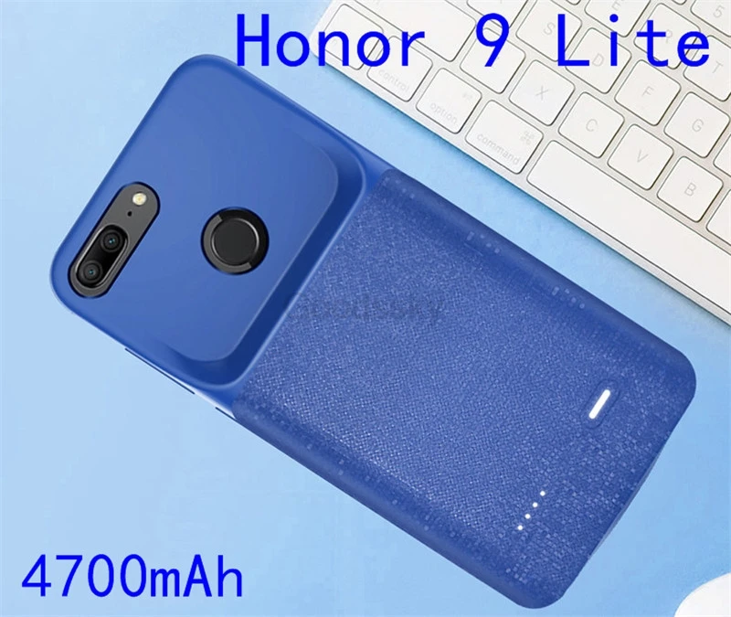 Силиконовый противоударный чехол-батарея Silm для huawei Honor 8 9 Lite 6X 7X Play 8X Nova 3 power bank, чехол-накладка на заднюю панель, чехол s