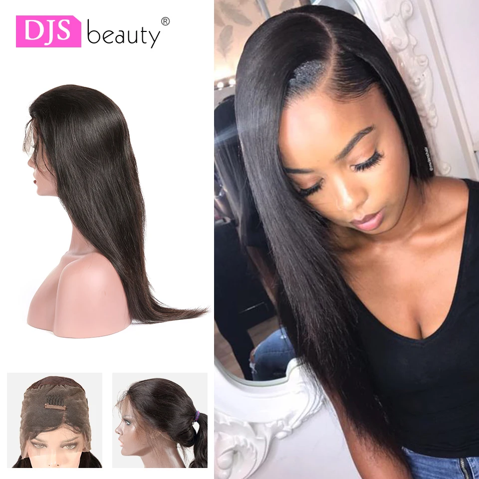 360 Lace Frontal Wig Brazilian Straight Wigs For Black -3026