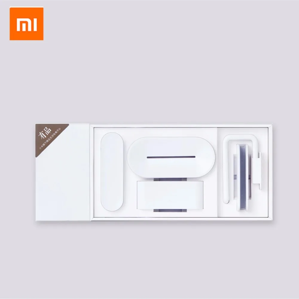 Xiaomi HL 5 в 1 гаджеты для ванной держатель мобильного телефона mijia чехол мыльница держатель туалетной бумаги для xiaomi Mijia умный дом D5 - Цвет: white