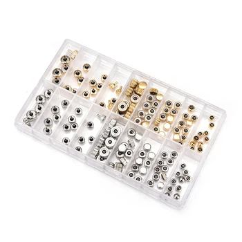 

Watch Crown Parts Replacement Assorted Gold & Silver Dome Flat Head Watch Accessories Repair Tool Kit For Watchmaker