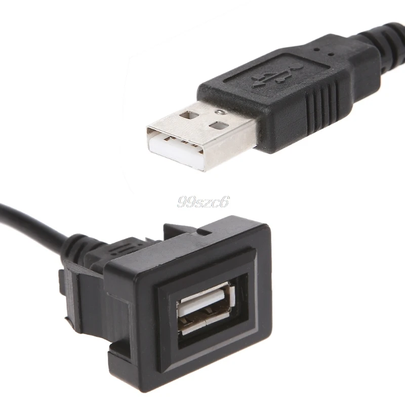 Автомобильный Стайлинг 12 24 В AUX USB порт кабель адаптер шнур провод зарядный для